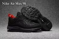 nike sneak air max 98 retro roots all noir